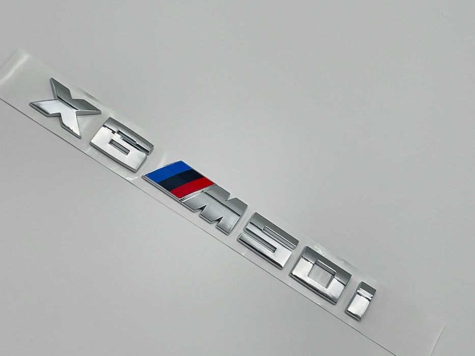 Emblema Compatibila BMW X6M50i crom