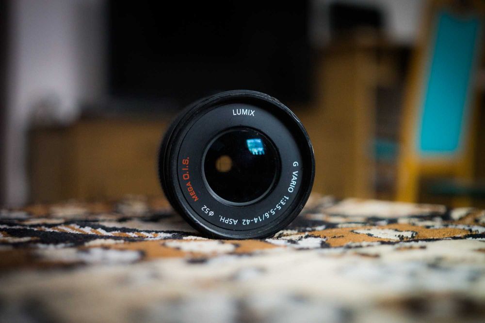 Obiectiv Mirorr Panasonic G Vario 14-42 mm , Mega Ois.