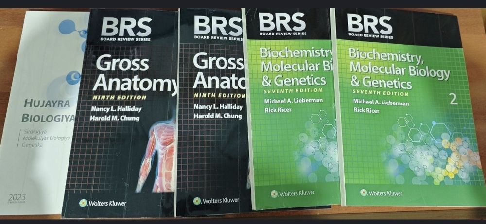 Tibbiy BRS kitoblari Uzbek tilida