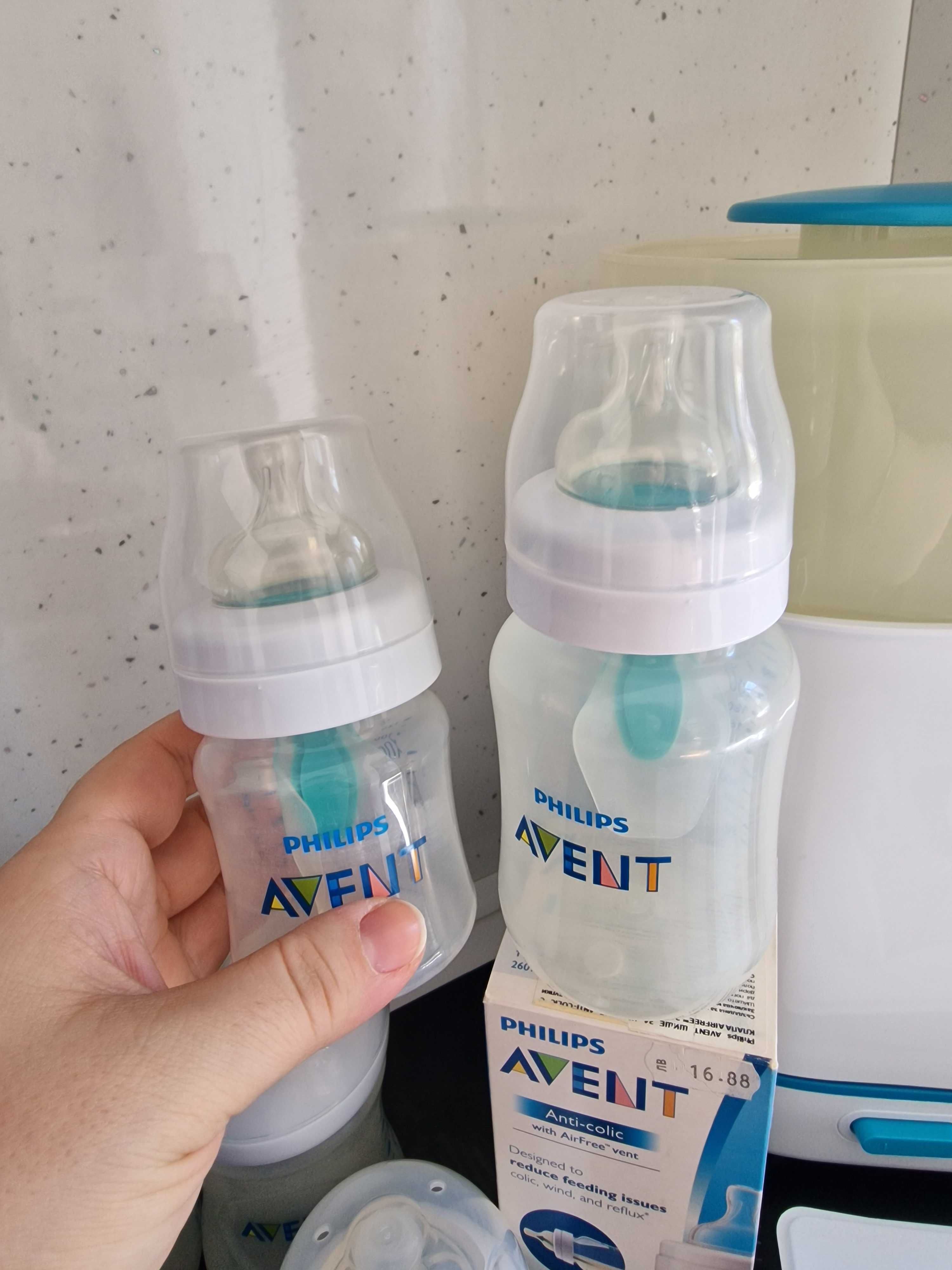 Phillips AVENT голям комплект за новородено с помпа + подаръци