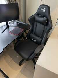 Игровое компьютерное кресло Aerocool AC100B AIR, Black (AC100 AIR B)