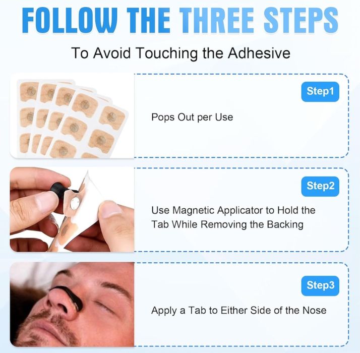 dilator nazal magnetic alb