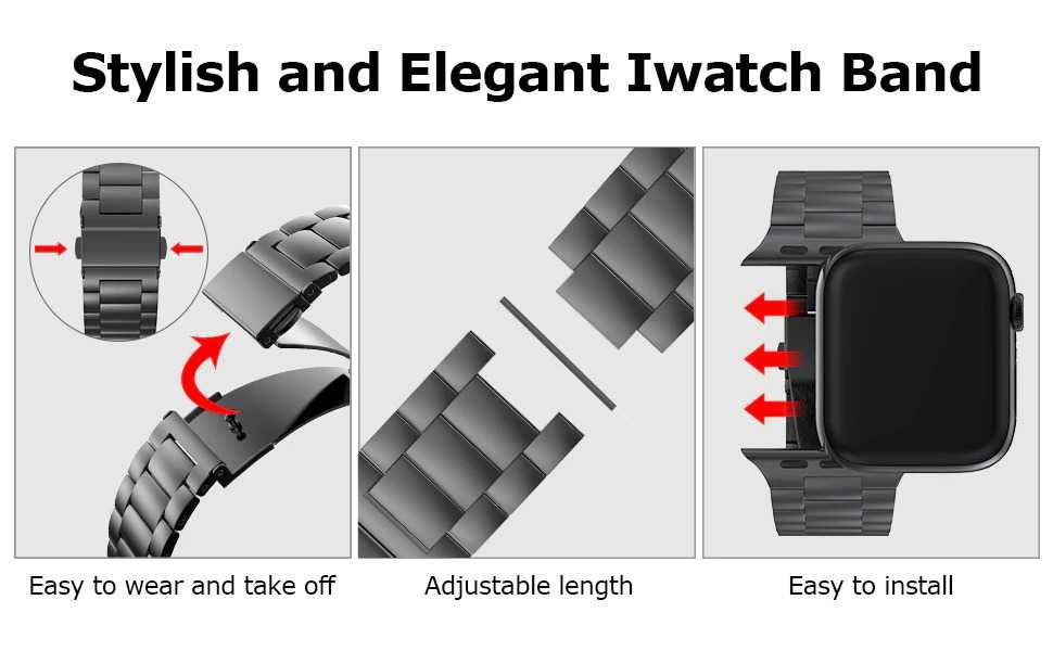 Curea metalica smartwatch Apple Watch seria 6 5 4 3 2 1 42mm / 44 mm