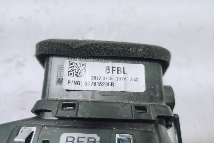 Gura grila ventilatie bord 687616296r Renault Megane 4 [2016 - 2020]