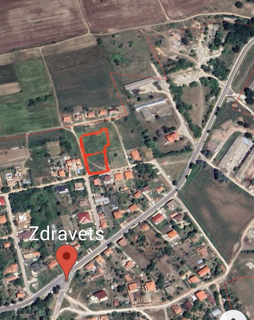 Продава се Парцел в с. Здравец, Област Варна - 913 кв.м за 62 €/кв.м - Снимка #2