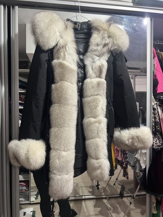 Geaca cu blana naturala