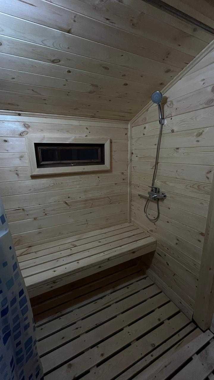 Мобильная баня из мини бруса Алматы