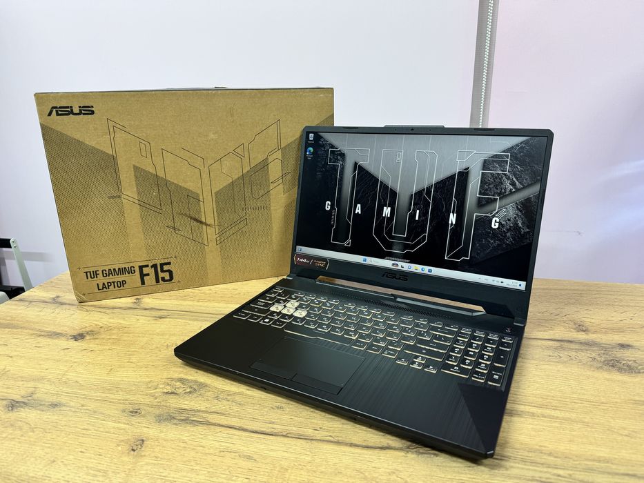 Мощный Ноутбук Asus TUF F15 Core i7-11800H/16GB/512GB/RTX 3050 4GB