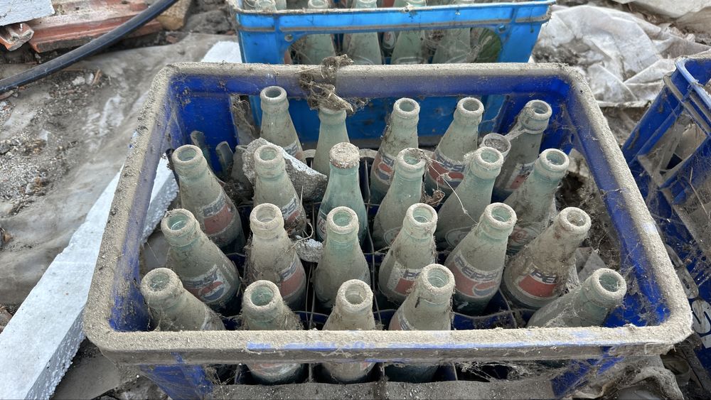 Sticle vechi Coca-Cola, Pepsi, Mirinda – colecție rară