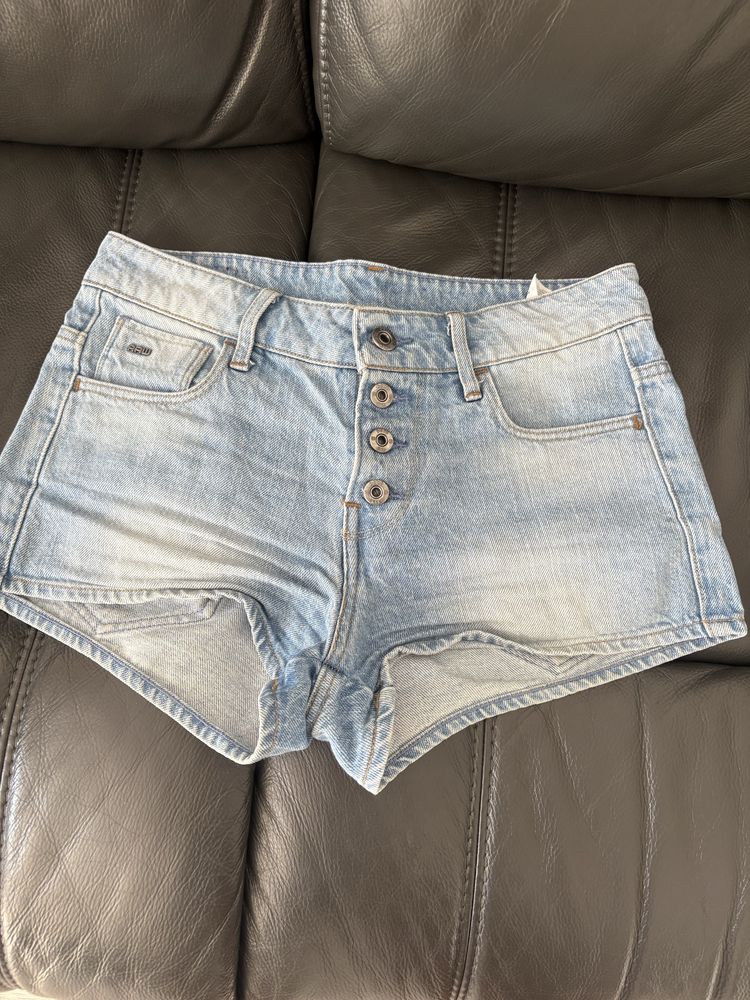 Къси дънкови гащи G-star raw