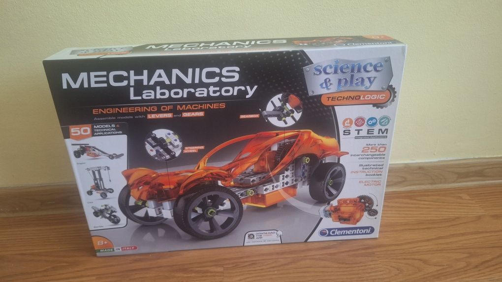 MECHANICS LABORATORY Конструктор 250 елемента машини Clementoni