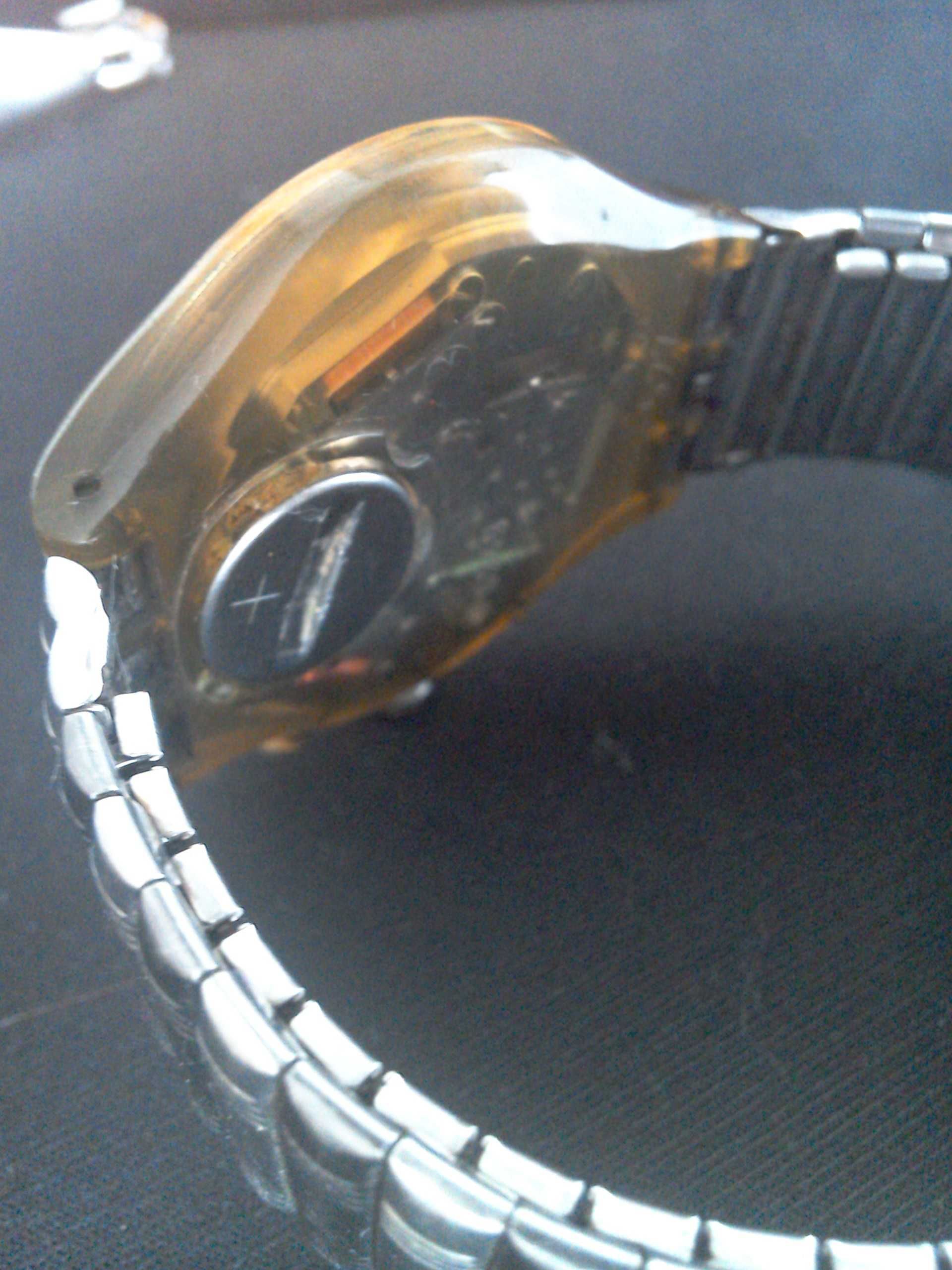 Ceas cronograf Swatch   Mecanism Elveţian, 22 rubine, quartz 37mmdiam.