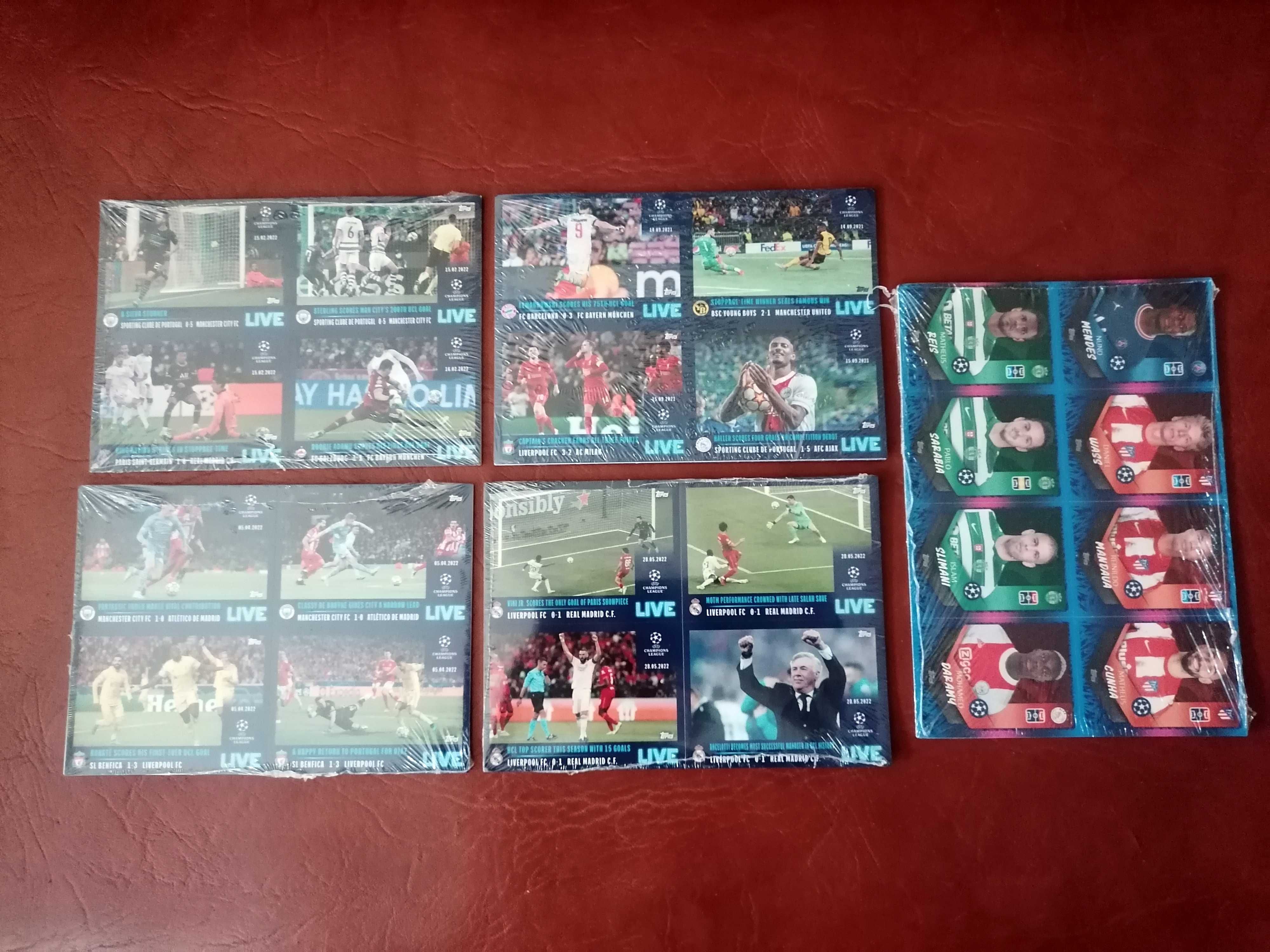 Topps Champions League 2021 2022 album gol + set complet stickere