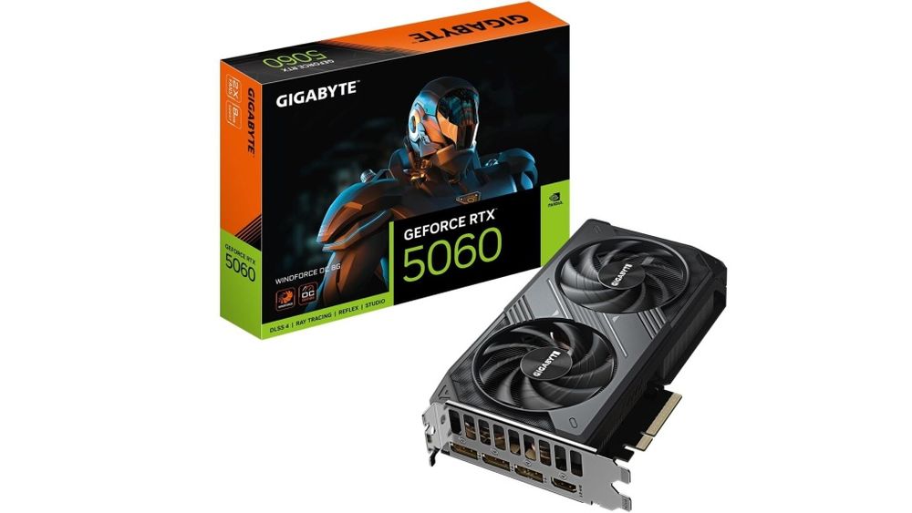 Видеокарта Gigabyte RTX 5060 8gb.