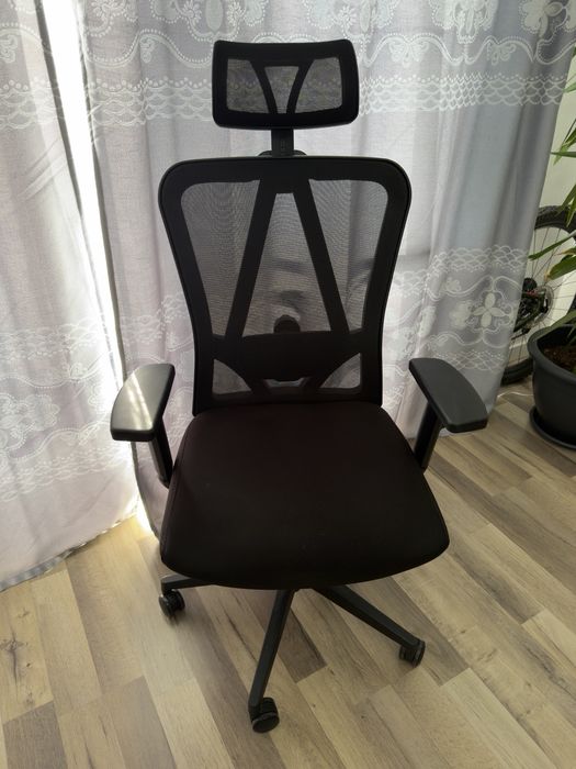 Scaun Ergonomic XL Mesh cu suport lombar Ergoliv. In stare perfecta.