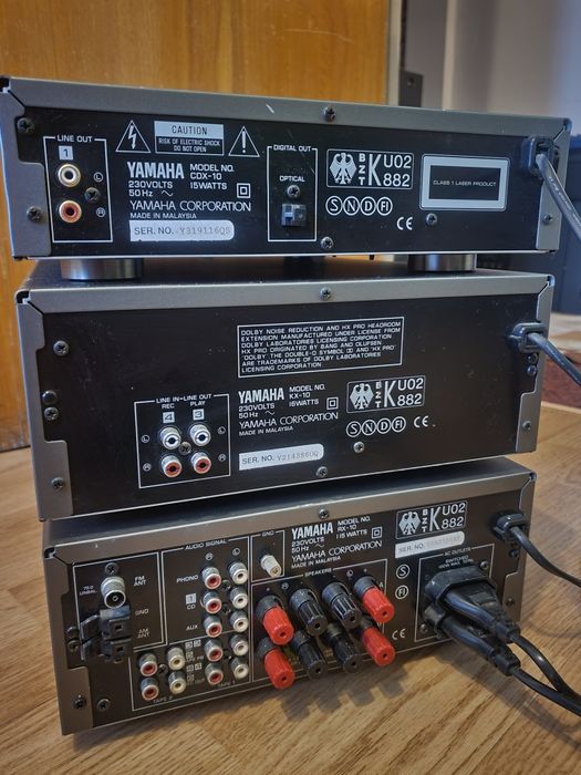 Sistem linie midi Yamaha Rx 10 , CDx10 , Kx10 , Cd , tape , amp