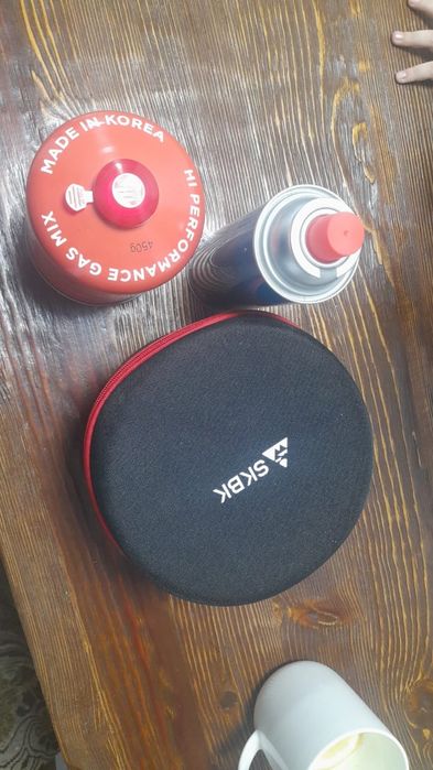 Газовая горелка походная с балонами