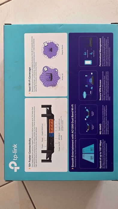 Router gigabit tp link ac1200