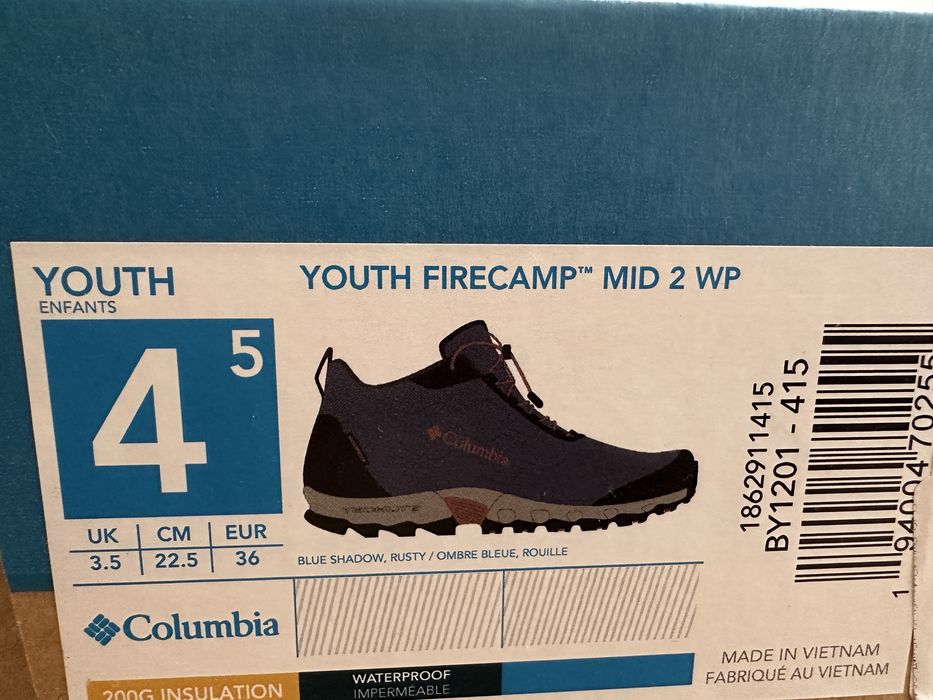 Детски зимни обувки Columbia 36 номер