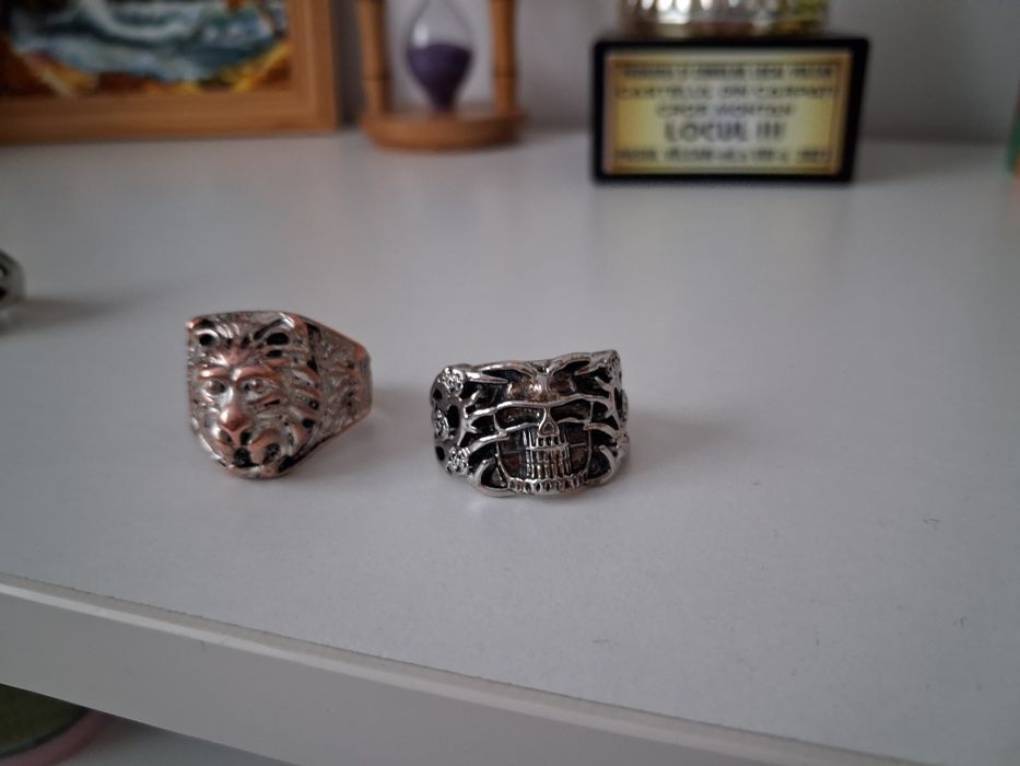 Vând Inele Stil Gotic  Barok Craniu