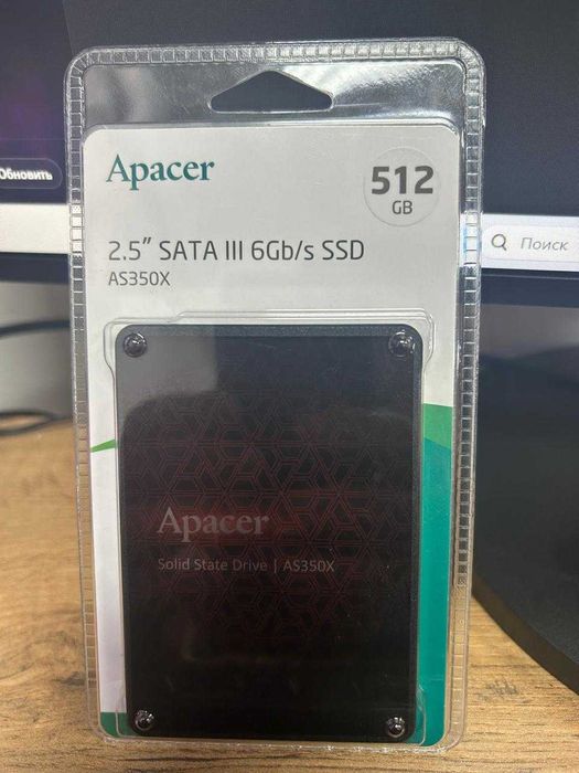 Продаётся SSD Apacer AS350X 512GB (2.5", SATA III 6Gb/s)
