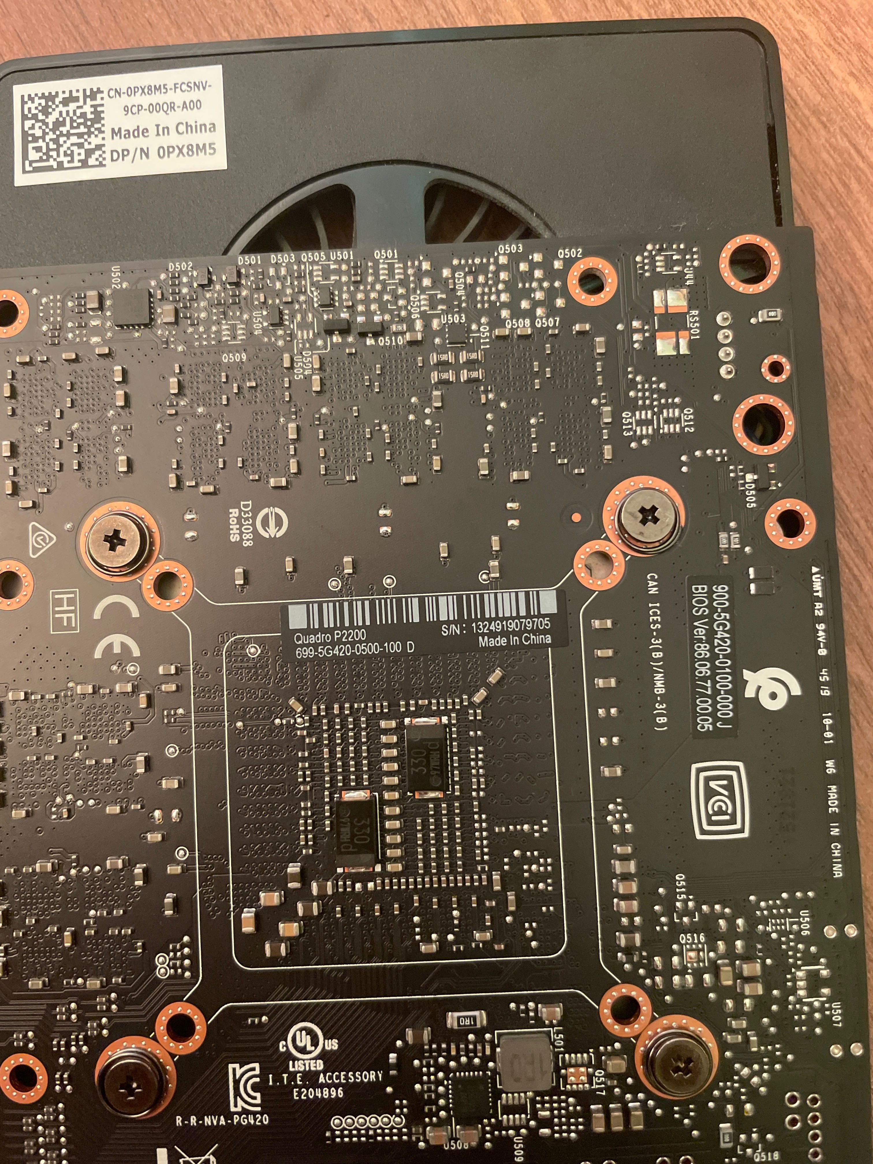 Видео карта Nvidia quadro p2200