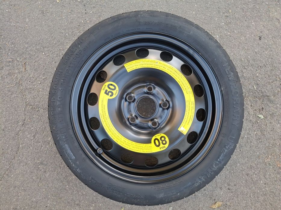 Vand Rezerva Slim 5x112 R 16 125 70 16 Golf Passat Skoda Seat  Audi