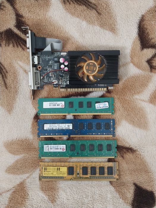 Видеокарта Gtx650 на 2гб 128бит плюс оперативки