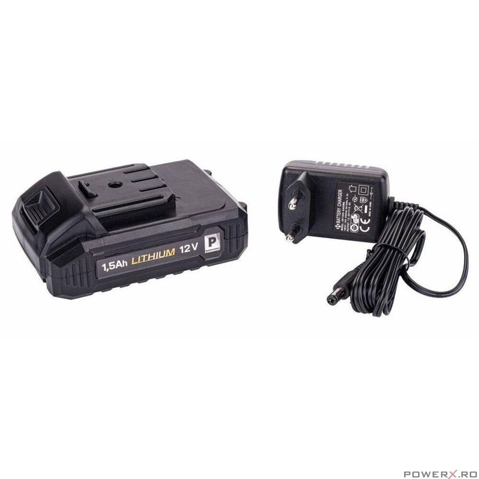Compresor auto cu acumulator, 10 bari 16l/min 12V 1.5Ah, Powermat