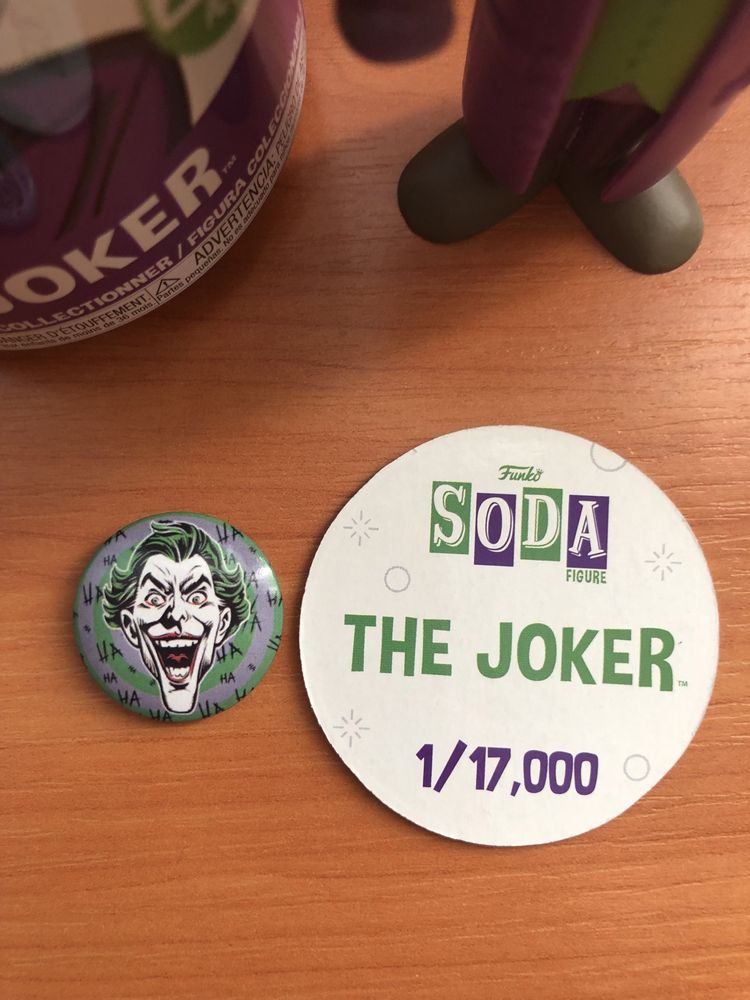 Funko Soda : The Joker (Batman The Dark Knight) + Special Limited Pin