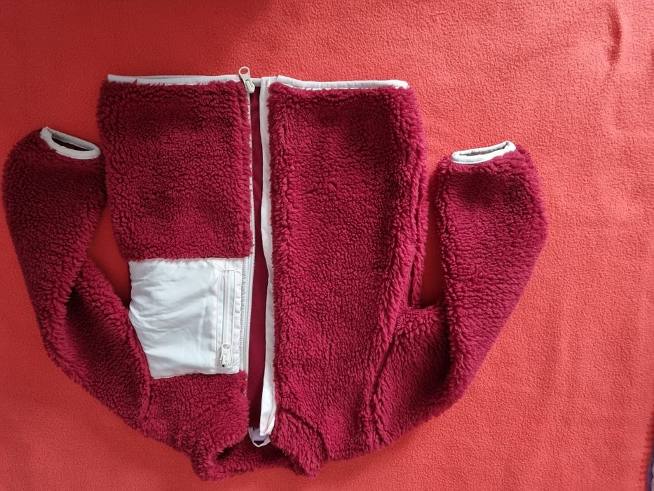 Jachetă pufoasă pentru toamna-iarna