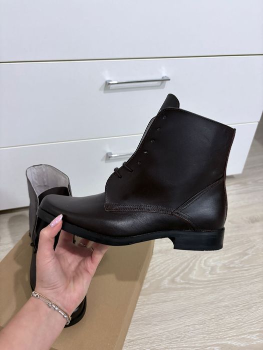 Ghete din piele maro ( militare/uz civil)