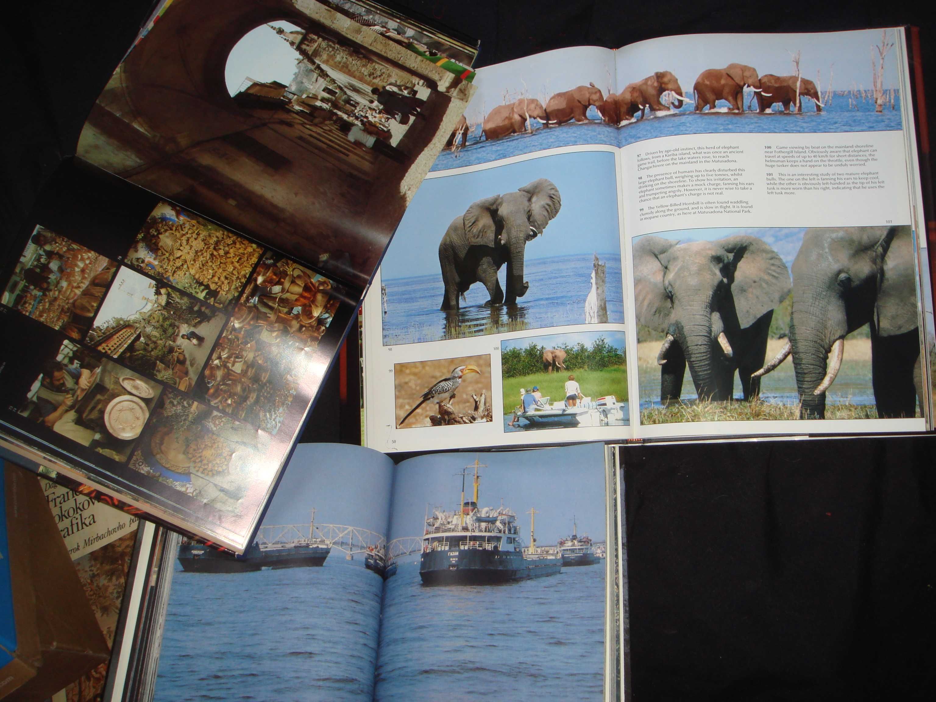 3 Книги Художествен.Фотоальбомы Большие Mexico Zimbabwe Волжские Виды