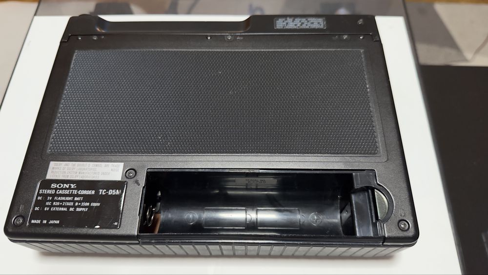 Recorder Portabil impecabil 10/10 Sony TC-D5M restaurat complet