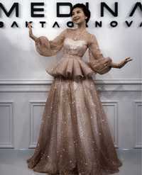 Продается вечернее платье от Медины Сактагановой.