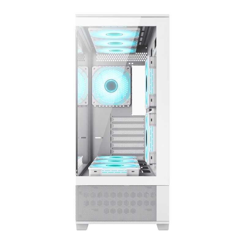 [НОВЫЙ] Корпус GameMax Vista White (6 кулеров)