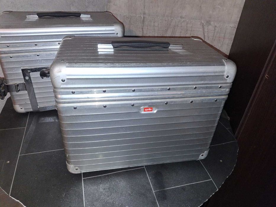 Cutii laterale moto din aluminiu 40 L Aprilia