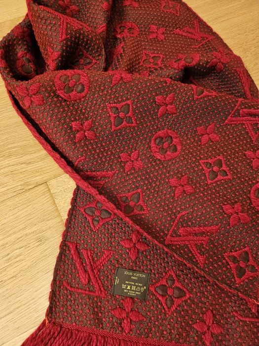 Louis Vuitton Logomania Wool шал с вълна
