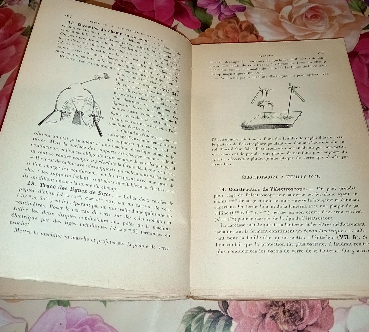 Vând lucrarea "Recueil D'experiences elementaires de Physique", 1923