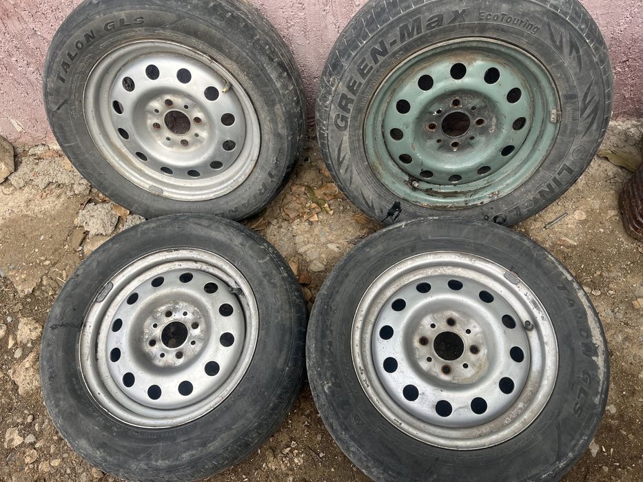 Диски R14 4x100 на Volkswagen, Nexia, Audi. 4 шт + шины