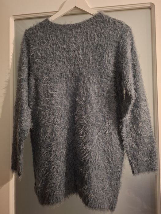 Pulover UpFashion gri turcoaz M