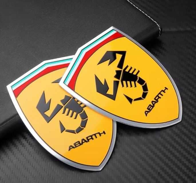 Scuderia Abarth 3D алуминиева емблема / стикер Ferrari style