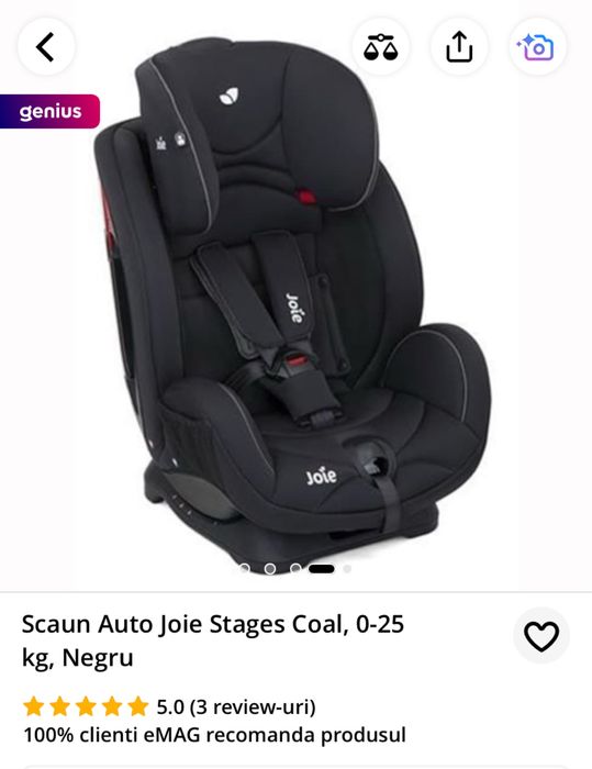 Vand scaun auto copil Jolie 0-25 kg