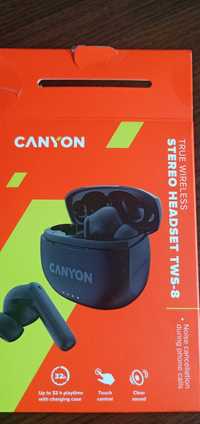 Безжични слушалки Canyon cns-tws8b нови