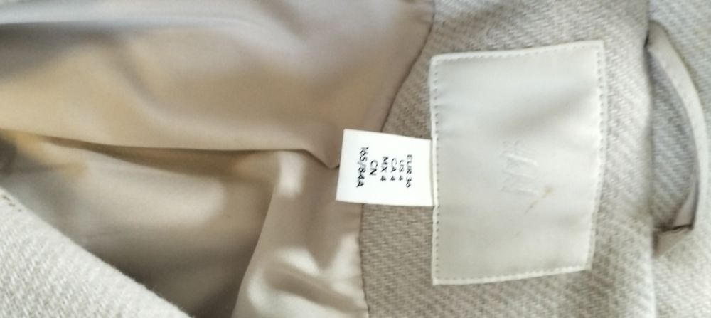 Pardesiu h&m mărime 36