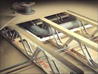Grinzi planseu POSI JOIST - pt structuri si case lemn eficiente/pasive