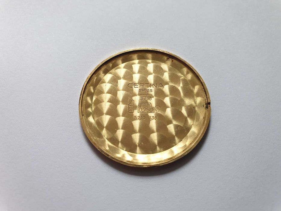 Ceas Certina mecanic din aur 18K