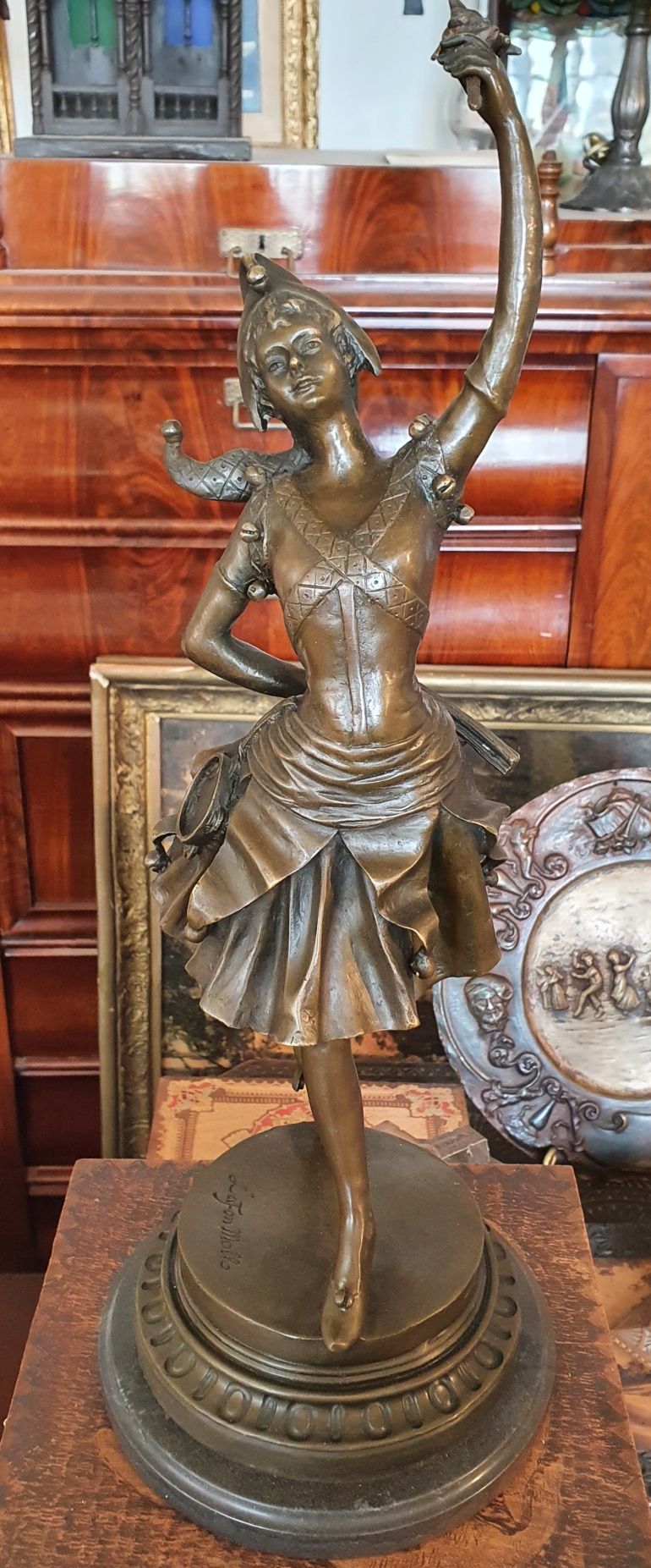 Statuetă Bronz *** vintage / antic / retro ***