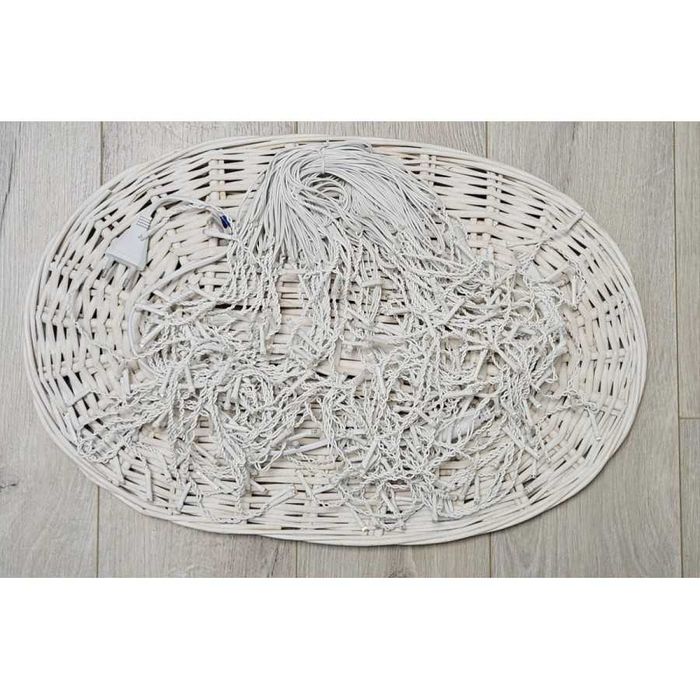 Instalatie Craciun turturi flash 15m perdea franjurata 4 culori alb