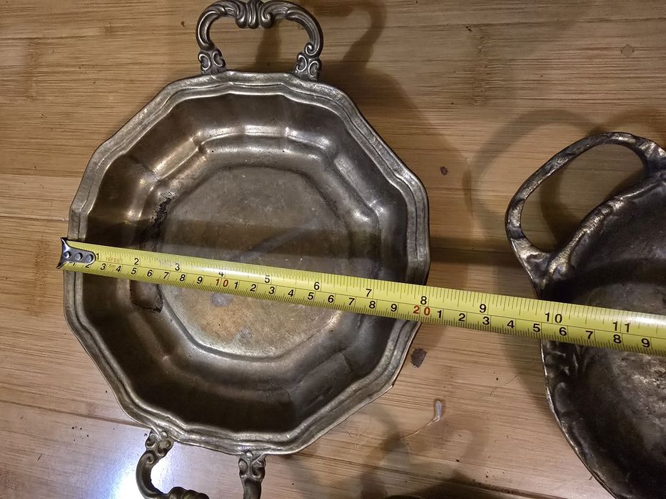 Lot 3  tavi realizate din bronz masiv